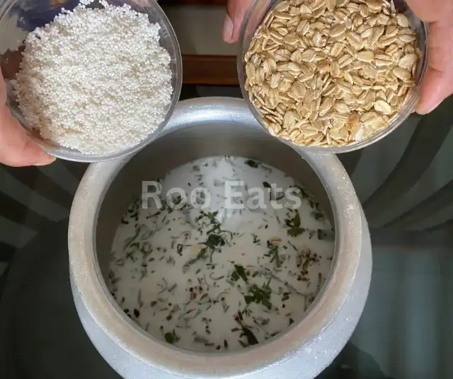 Oats And Sago Drink Ingredients