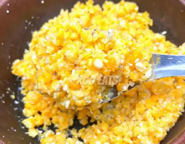 Blended Corn Used To Make Corn Curry