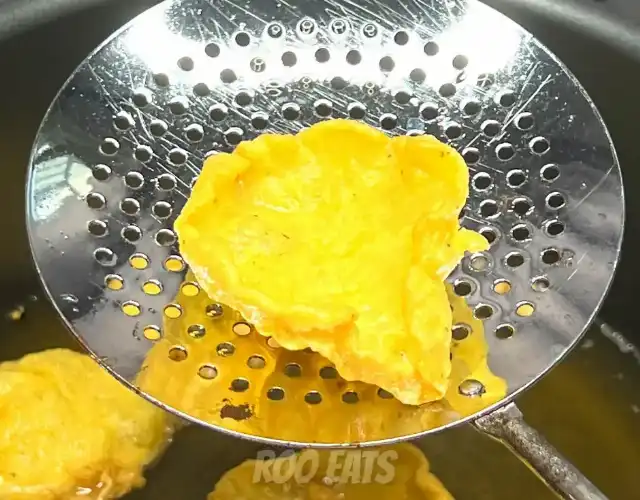 Close Up Of Crispy Egg Chip 2