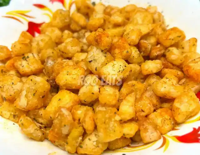 Crispy Potato Popcorn
