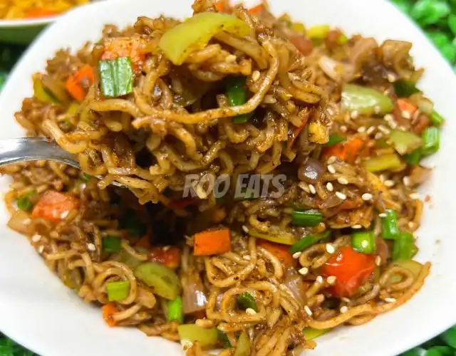 Close Up Of Maggi Noodles Biryani
