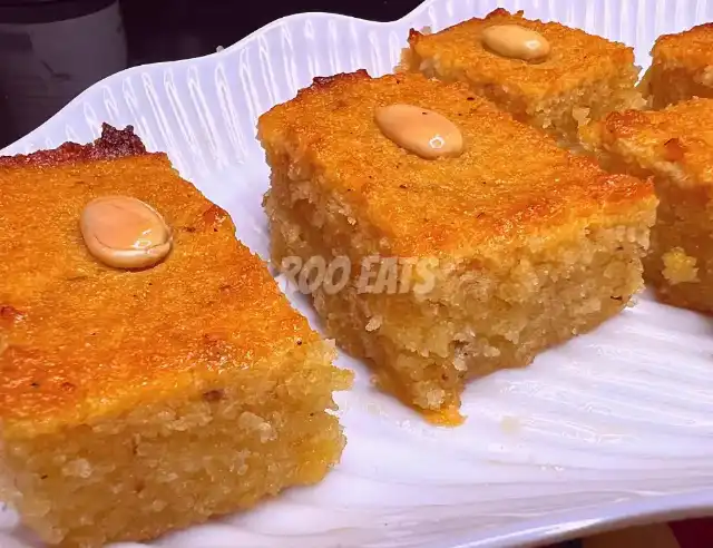 Basbousa | Semolina Coconut Cake | Video - NISH KITCHEN