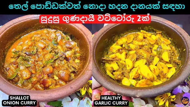 2 Healthy Curries for almsgiving without adding any Oil
