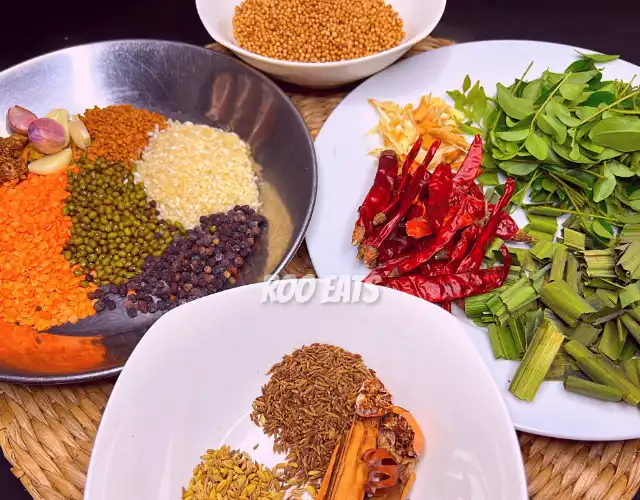 Ingredients For Curry Powder