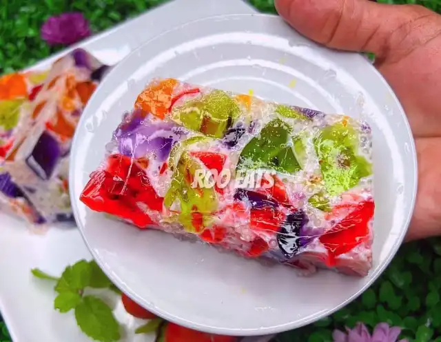 Slice Of Broken Glass Sago Jelly Pudding